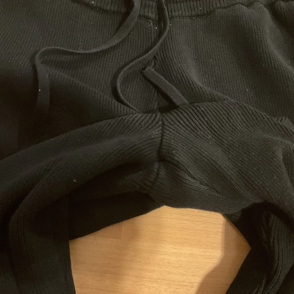 Alo Yoga Scholar Straight Leg Sweatpant Black L